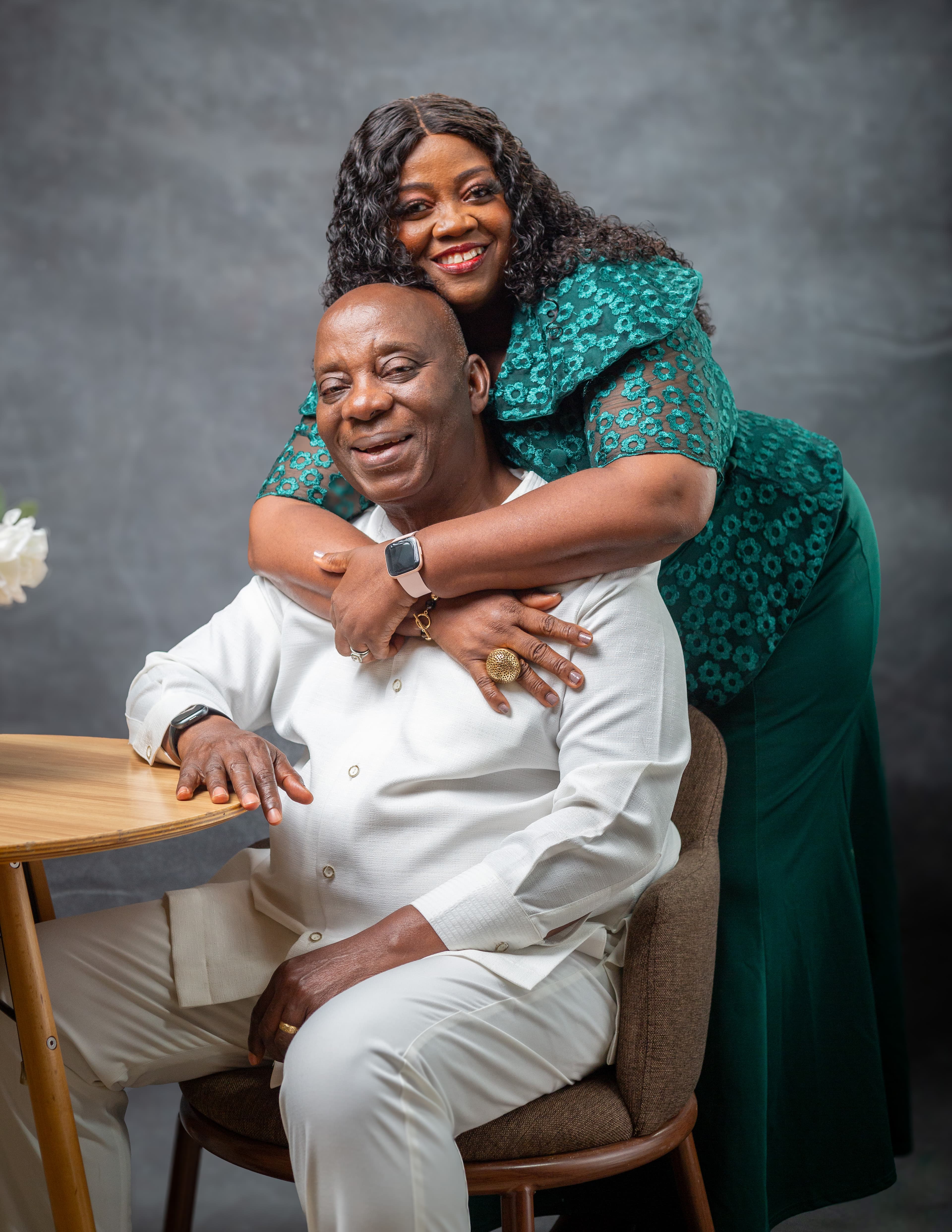Rev. Dr. Deegbe and family